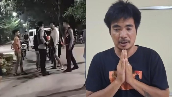 Pria di Muaro Jambi, ditangkap karenan melawan saat polisi bubarkan balap liar