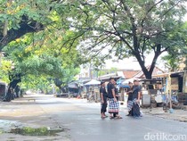 Suasana Nyepi di Mataram, Pecalang Berjaga di Sejumlah Titik