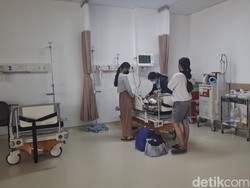 Layanan medis dilakukan secara terbatas dan dalam kondisi darurat. (Foto: Fabiola Dianira/detikBali)