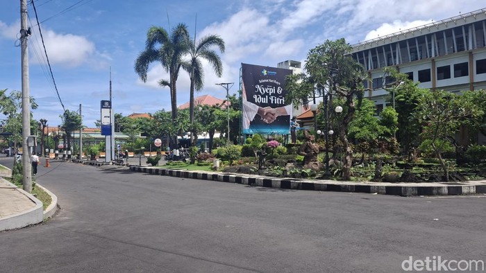 Suasana di RSUP Prof Ngoerah, Sanglah, Denpasar, saat Nyepi (29/3/2025). Suasana di RSUP Prof Ngoerah, Sanglah, Denpasar, saat Nyepi (29/3/2025).