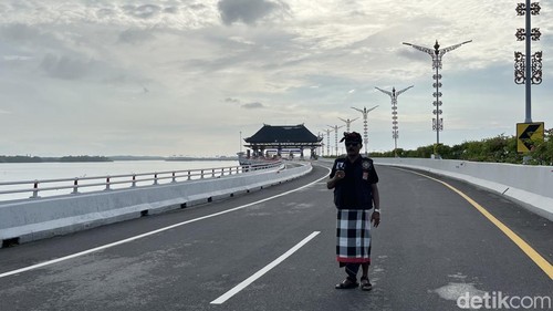 Suasana di Tol Bali Mandara dan Bandara I Gusti Ngurah Rai saat Nyepi Tahun Saka 1945, Sabtu (29/5/2025).