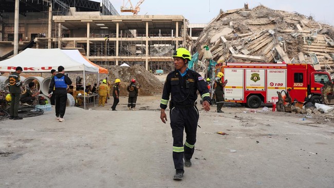 Tanda Tanya Penyebab Gedung di Thailand Runtuh Saat Gempa Diusut