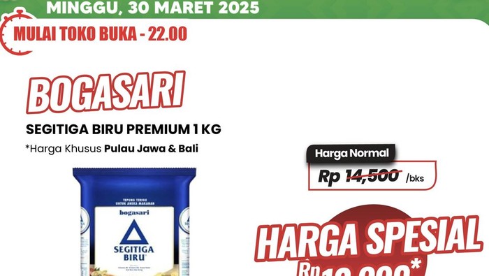 Aneka Tepung Terigu Dapat Potongan Harga Gede-gedean di Transmart Full Day Sale.