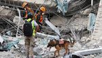 Anjing Pelacak Dikerahkan Cari Korban Gedung Runtuh Imbas Gempa di Thailand