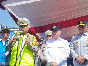 Kakorlantas Cabut One Way Nasional Mudik Lebaran, Lalin Tol Lancar
