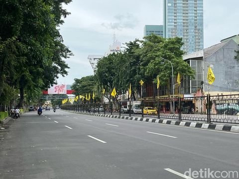 Jalanan Surabaya lengang jelang Lebaran