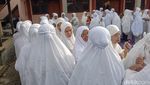 Potret Jemaah Asy-syahadatain Indramayu Laksanakan Salat Id Hari Ini