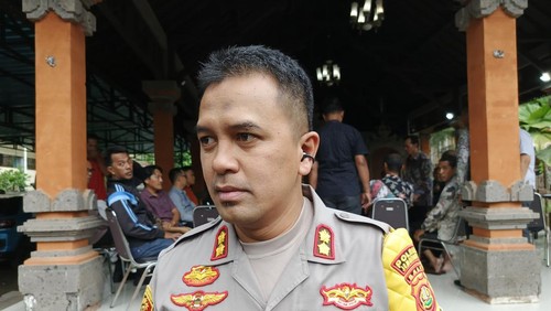 Kapolres Jembrana, AKBP Endang Tri Purwanto, ditemui detikBali seusai menghadiri kegiatan Rapat Koordinasi FKUB di Rumah Jabatan Bupati Jembrana, Minggu (30/3/2025). (I Putu Adi Budiastrawan/detikBali)
