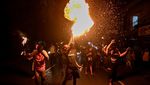 Kemeriahan Pawai Takbiran di Sejumlah Wilayah
