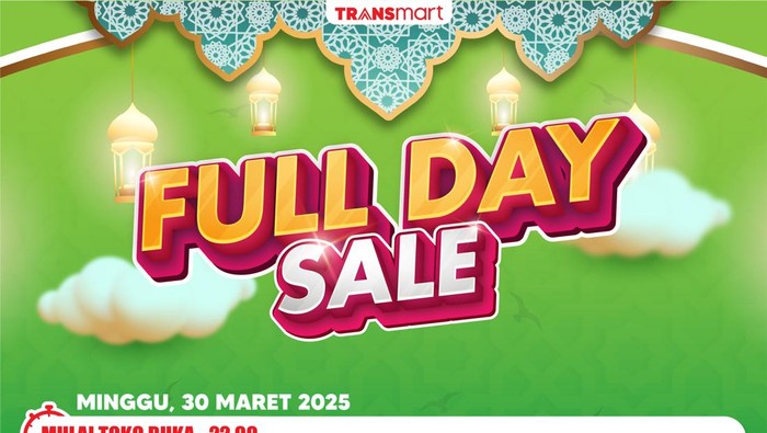 Diskon LED TV di Full Day Sale Transmart 30 Maret 2025