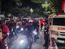 Ramainya Jalanan-Pusat Kota Cimahi di Malam Takbiran