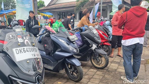 Motor pemudik ke Madura kepulauan