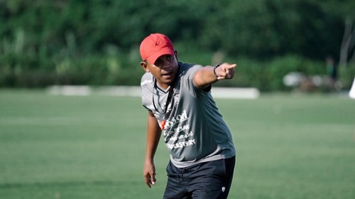 Pelatih muda Bali United U-16, Sandhika Pratama. (Dok. Bali United)