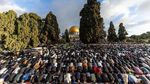 Potret Salat Id di Masjid Al-Aqsa