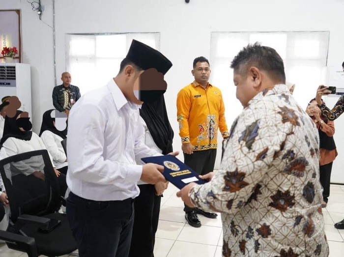 Potret warga binaan mendapatkan remisi hari raya Nyepi dan Idul Fitri