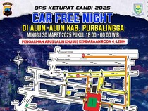 Car Free Night di Alun-alun Purbalingga Malam Ini, Cek Rekayasa Lalin di Sini!