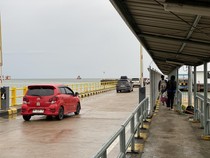 H-1 Lebaran, Arus Mudik di Pelabuhan Tanjung Kalian Mentok Sepi-Normal