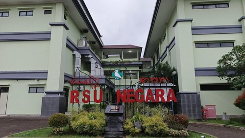 RSU Negara di Kelurahan Baler Bale Agung, Kecamatan Negara, Jembrana, Minggu (30/3/2025). (I Putu Adi Budiastrawan/detikBali)