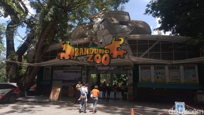 Suasana Bandung Zoo di H-1 Lebaran