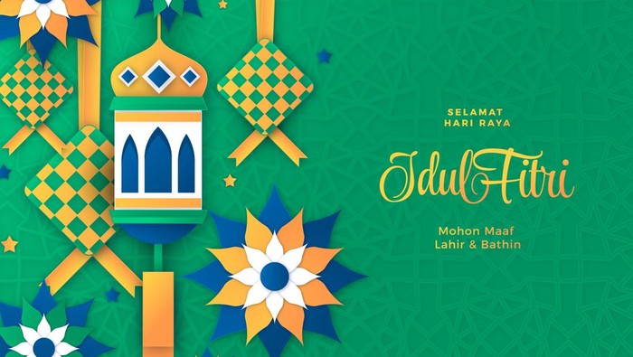 52+ Template Ucapan Idul Fitri 2025 Lengkap dan Terbaru, Selamat Hari Lebaran!