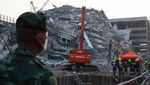 Alat Berat Dikerahkan Cari Korban Gedung Runtuh Akibat Gempa di Bangkok