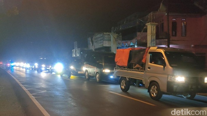 Arus lalin di Limbangan Garut