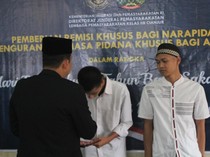 Kebebasan 2 Napi Lapas Cianjur di Hari Lebaran
