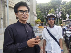 Jemaah Salat Id Masjid Istiqlal Parkir di Katedral: Ini Toleransi Beragama