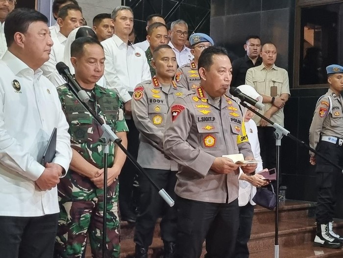 Kapolri Jenderal Listyo Sigit Prabowo (Taufik/detikcom)