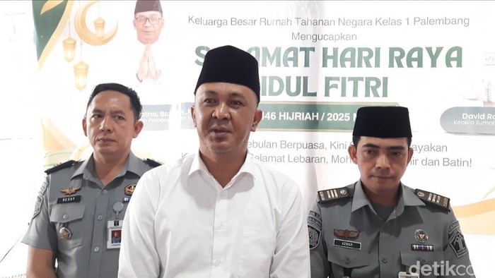 Kepala Rutan Kelas 1 Palembang David Rosehan