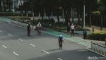 Menikmati Lengangnya Jalan Protokol Jakarta Saat Lebaran