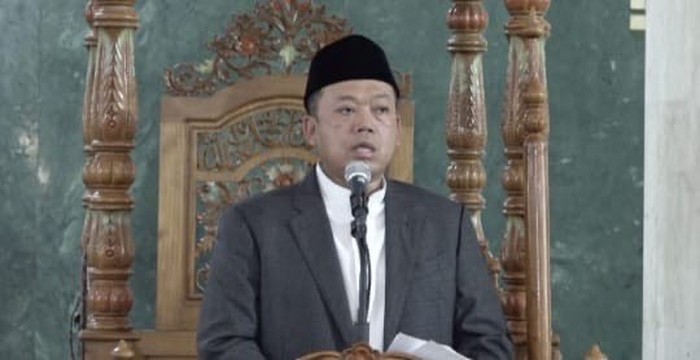 Menteri Agraria dan Tata Ruang/Kepala Badan Pertanahan Nasional (ATR/BPN), Nusron Wahid menyampaikan tiga pesan penting dalam khutbah Idul Fitri 1446 Hijriyah di Masjid Raya KH Hasyim Asyari, Jakarta Barat, Senin (31/3).