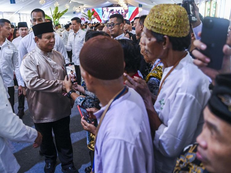 Momen Prabowo Gelar Open House di Istana Kepresidenan Jakarta