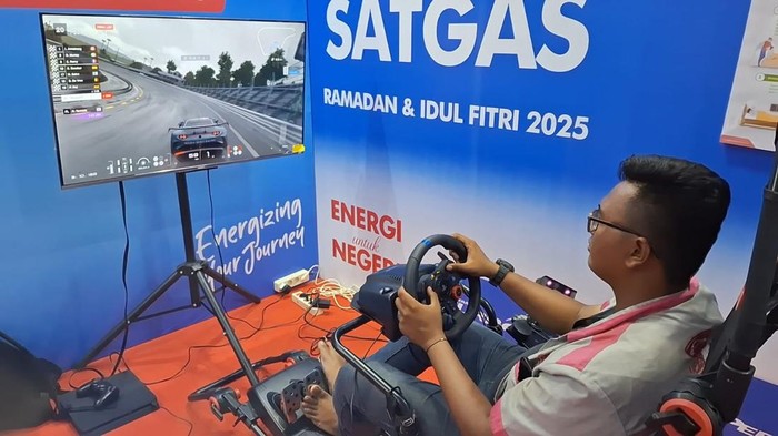 Layanan relaksasi pertamina patraniaga di Tol Medan Tebing Tinggi.