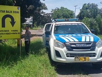 Polisi Terapkan Sistem One Way di Jalur Wisata Lampung Selatan