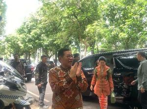 Pramono dan Rano Karno Halalbihalal ke Rumah Megawati