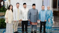 Raffi Ahmad dan Nagita Slavina menyambangi Presiden RI, Prabowo di Lebaran pertama. Foto: instagram
