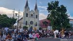 Potret Salat Id di Bangunan Ikonik, Masjid Tua, Gereja, Hingga Museum di Indonesia