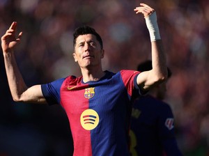Jelang Atletico Vs Barcelona: Simeone Ungkap Kagum pada Lewandowski