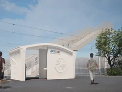 Jepang Bikin Stasiun Kereta Buatan Printer 3D Pertama di Dunia