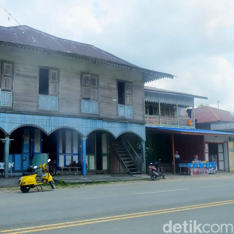 Suasana Kampung Arab di Tanjung Selor.