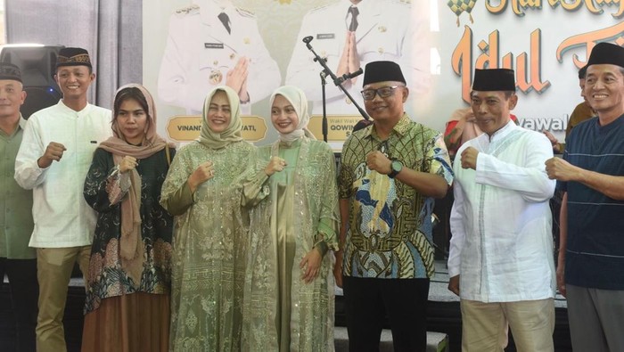 Suasana Open House di Kediaman Wali Kota Kediri