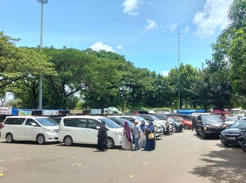 TPU Tanah Kusir pada hari pertama Idulfitri 1446 hijriah, Senin (31/3/2025).