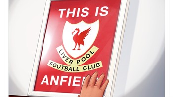 Ucapan selamat Eid Mubarak dari Liverpool. Foto: X.com