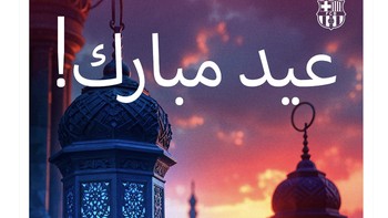 Ucapan dari Barcelona. Foto: X.com