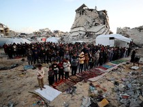 Idulfitri Diliputi Duka di Gaza, Serangan Israel Tewaskan Puluhan Orang