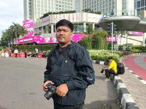 Warga Depok di Bundaran HI: Cuma Lebaran yang Bisa Bikin Jakarta Tak Macet