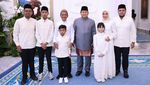 Gaya Para Menteri Ucapkan Selamat Lebaran ke Prabowo di Istana
