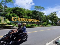 Tim Ganjal Ban Disiagakan di Tanjakan Slumprit Gunungkidul Selama Mudik