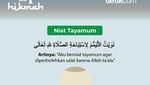 Niat Tayamum dan Tata Caranya